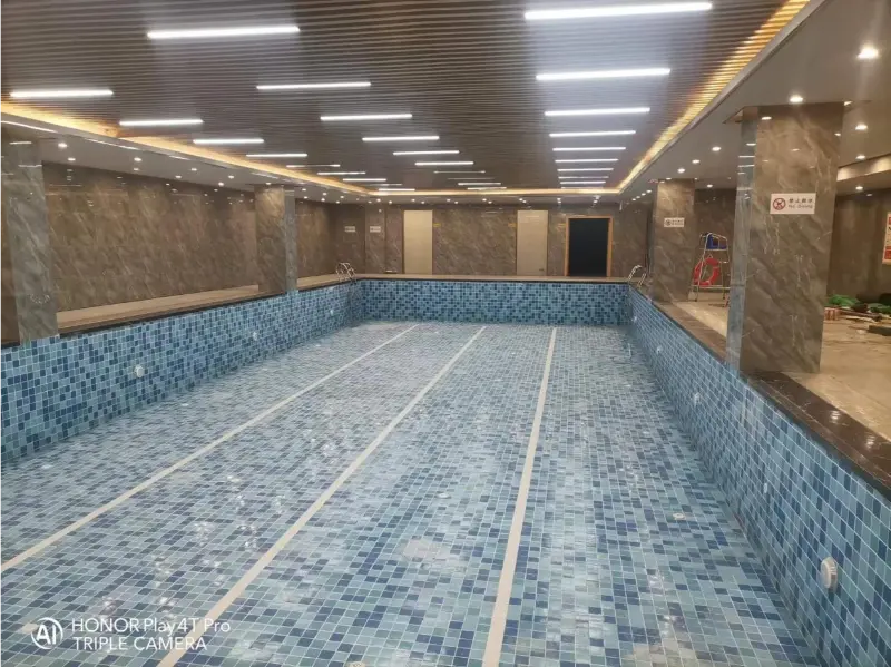 „Blueway“ šilumos siurblys pagerina vidaus baseino komfortą Yabowen Nr.1 ​​dvaro gyvenamajame projekte